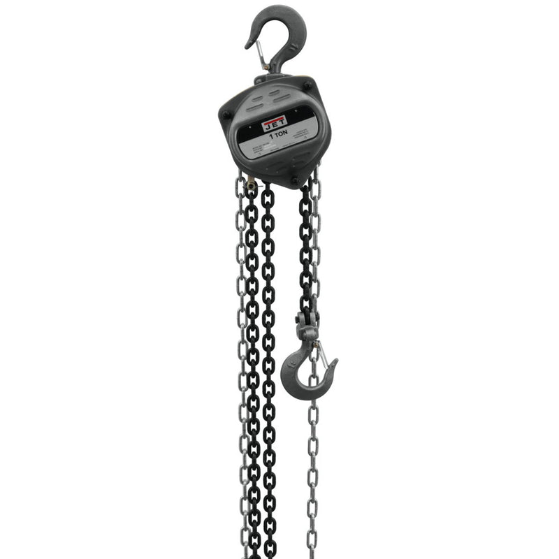 Jet JT9-101912 S90-100-20, 1-Ton Hand Chain Hoist With 20' Lift