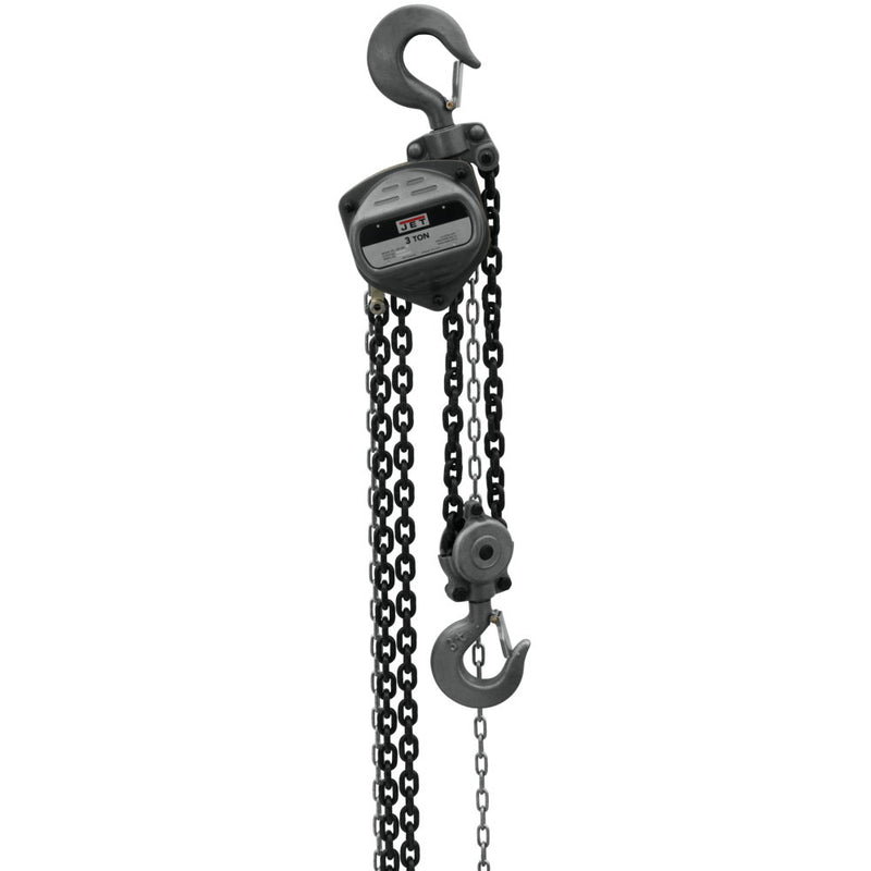 Jet JT9-101942 S90-300-20, 3-Ton Hand Chain Hoist With 20' Lift