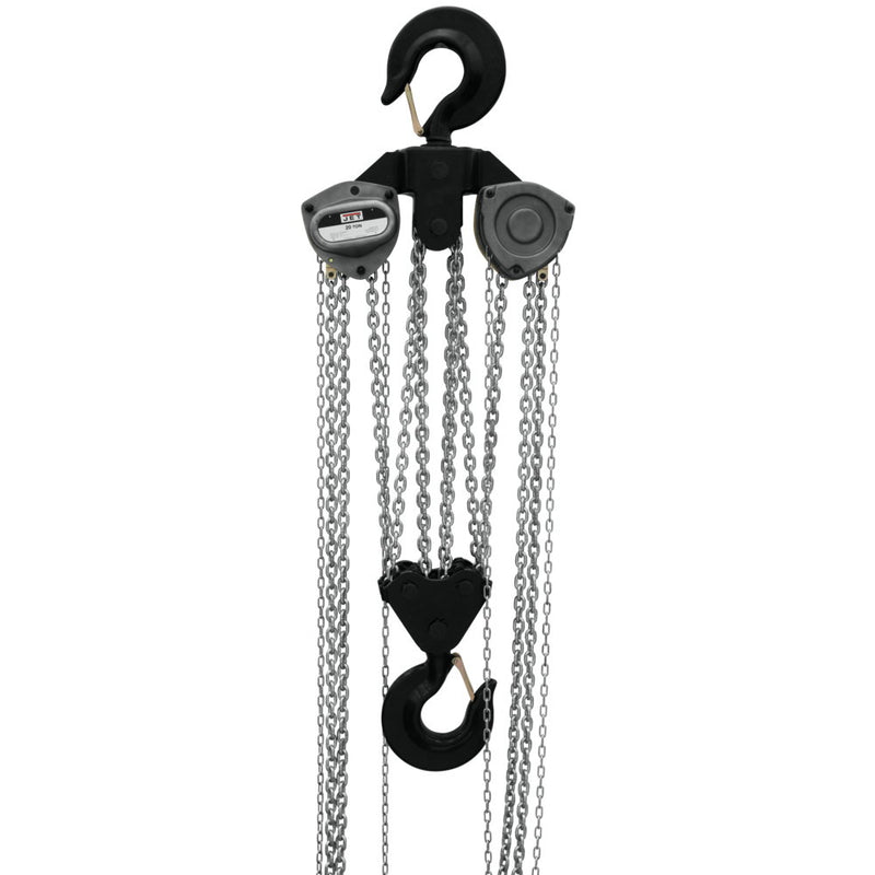 Jet JT9-108030 L-100-2000WO-30 20-Ton Hand Chain Hoist 30' Lift, Overload Protection