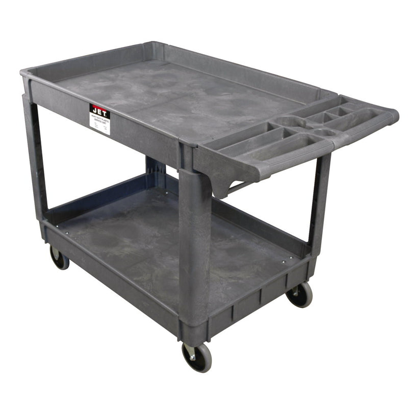 Jet JT9-140018 PUC-3117  18"W x 33"H x 39"L Utility Service Cart 2 Shelf Flat Handle