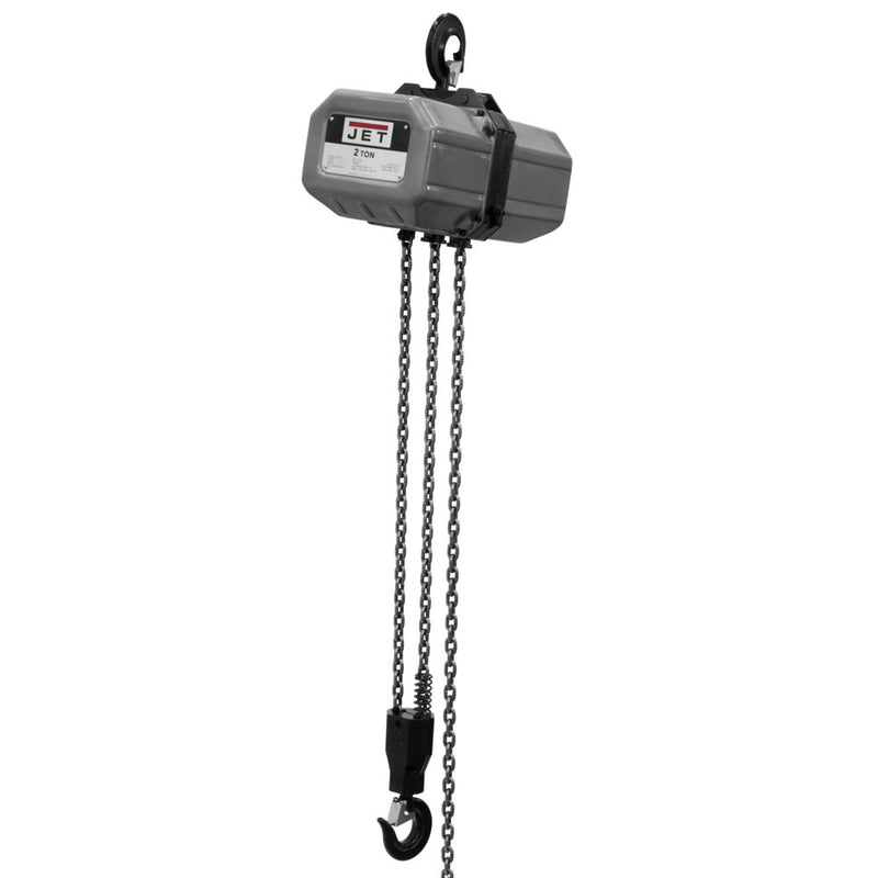 Jet JT9-211500 2SS-1C-15, 2-Ton Electric Chain Hoist 1-Phase 15' Lift