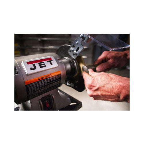 Jet JT9-577126 JBG-6W Shop Grinder with Grinding Wheel and Wire Wheel - 6