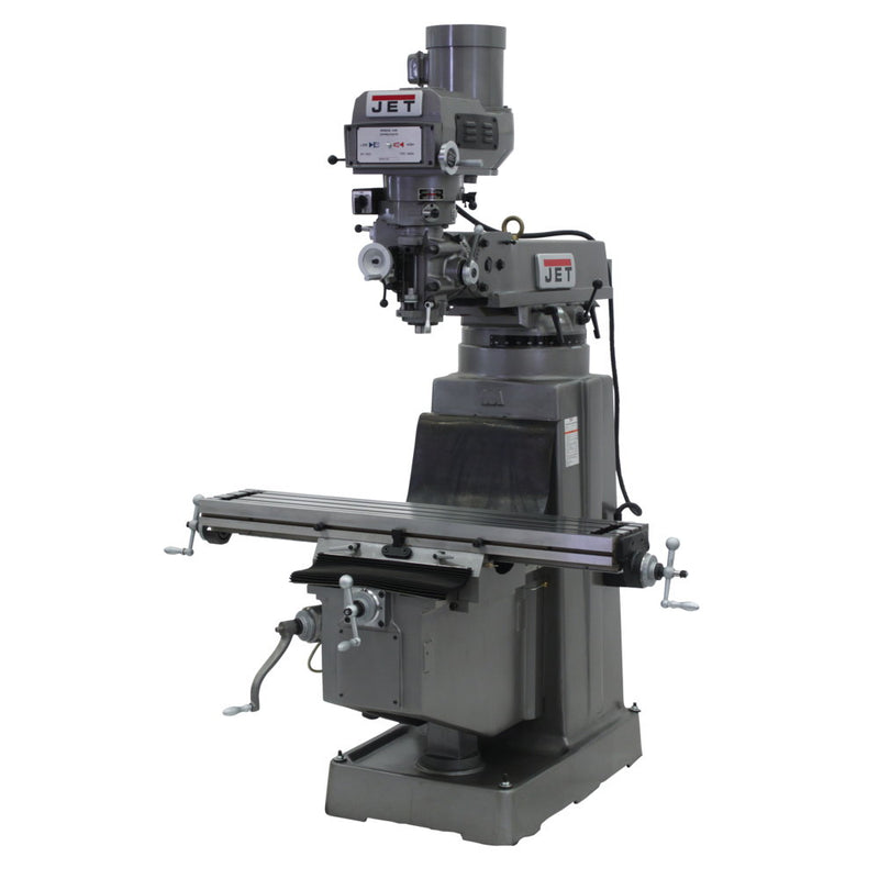 Jet JT9-690164 JTM-1050 Mill, 3-Axis ACU-RITE 200S DRO (Knee) With X-Axis Powerfeed