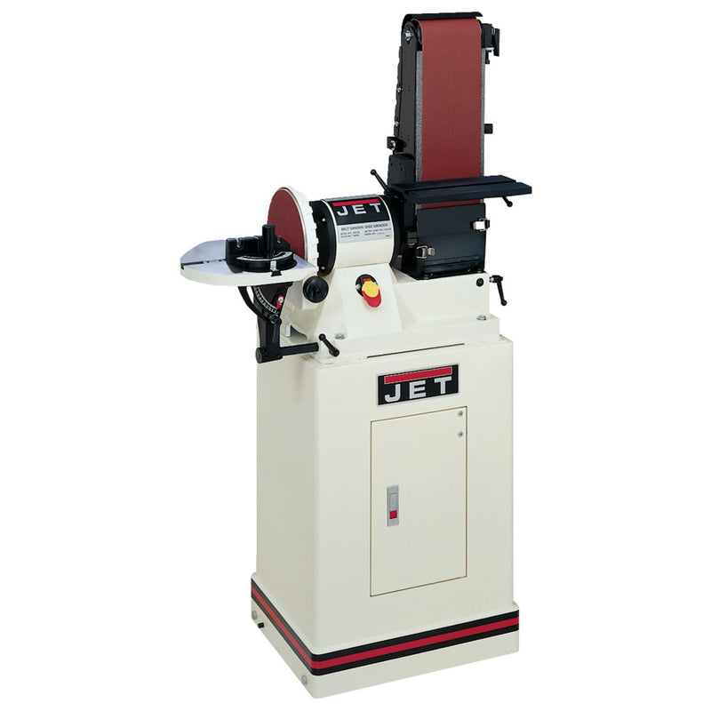 Jet JT9-708597K JSG-96CS: 6"x48" Belt / 9" Disc Sander W Closed Stand 3/4HP 1Ph, 115V